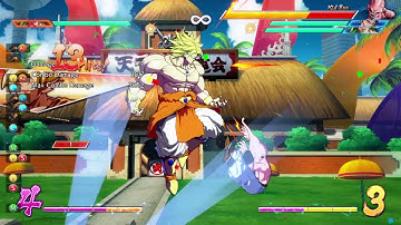 Broly Midscreen BnB Combo with Goku Assist into Cell Quick Z-Change