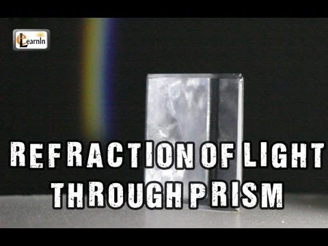 Refraction of Light Experiment | Dispersion of Light  through Prism | Science Experiments for kids