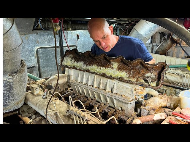 Is Our Boat Engine In Trouble? Ep 177  #marineengine #engineroom class=