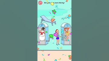 She gets even more thirsty!