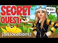 Secret quest get free items  all bee locations game master bee quests