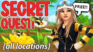*SECRET QUEST* GET FREE ITEMS & ALL BEE LOCATIONS!! GAME MASTER BEE QUESTS!!