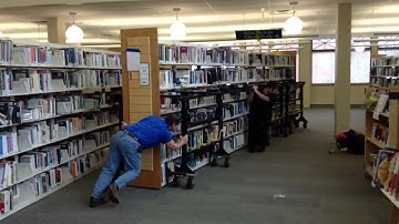How Do Libraries Move Bookshelves?