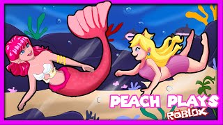 👑 ESAPE EVIL MERMAID [FIRST PERSON OBBY] | Peach Plays Roblox Save Little Mermaid