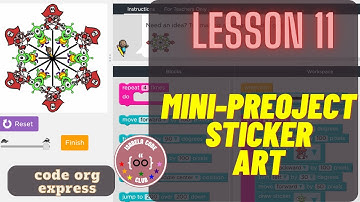 Lesson 11 Mini Project Sticker Art