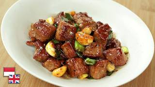 Pakai Daging Lokal Tetap Empuk & Juicy! Resep GARLIC SAIKORO STEAK
