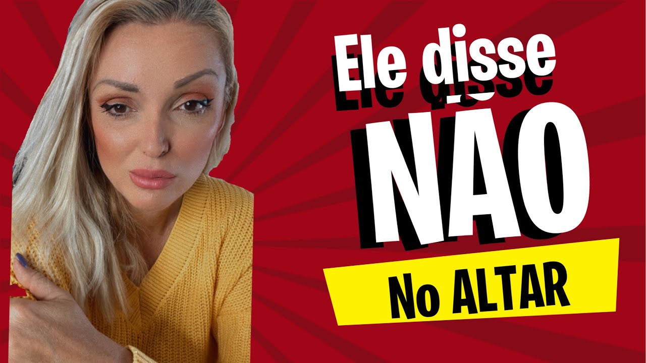 ELE ME DISSE NAO NO ALTAR ! PEGA O RIVOTRIL