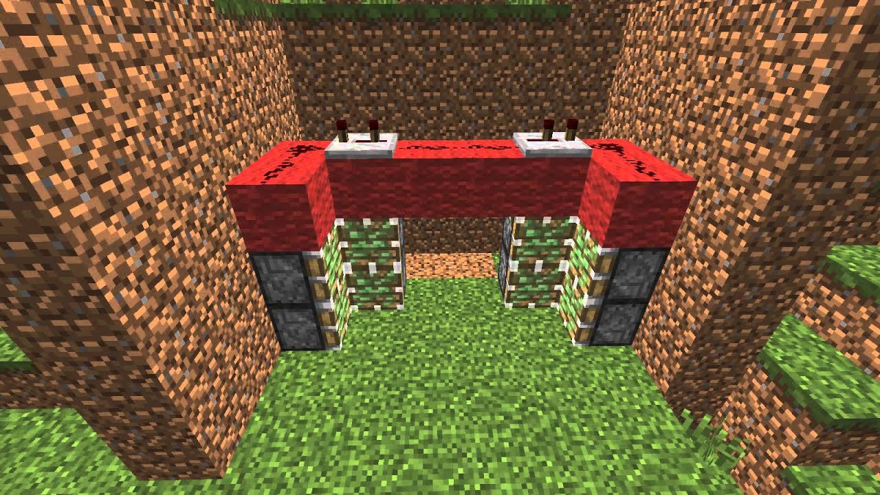 MineCraft Hoe maak je een Jeb deur - YouTube