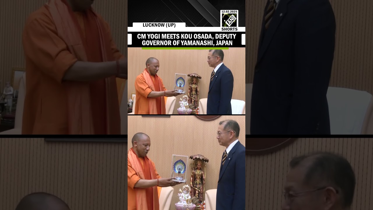 UP: CM Yogi Adityanath meets Kou Osada, Deputy Governor of Yamanashi, Japan
