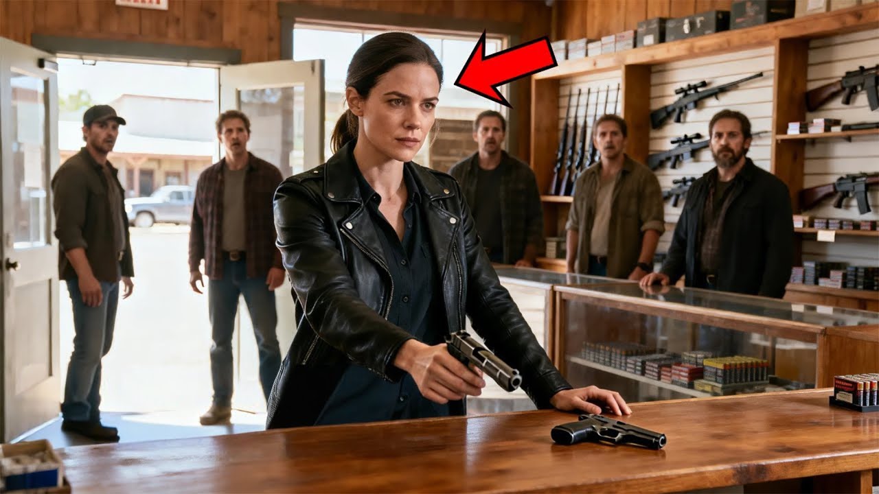 Ils rient de sa jeunesse à l’armurerie — le patron entre, salue et dit « Madame »