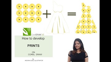 How to develop prints on corel draw ll Fashion Illustration ll Ep. 13