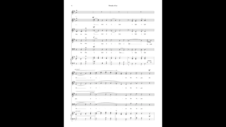 Threads of Joy-SSATB (by Tim Brent and Amanda Quist)