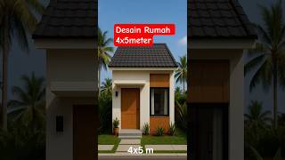 punya tanah cuma 4x5 meter bisa bikin rumah? #shorts #rumahminimalis #designrumah