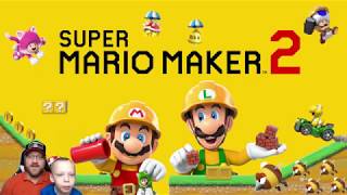 Super Mario Maker 2 Game Play Launch Day Fun Kid Playing Mario SMM2