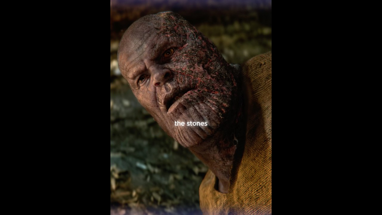 Notice Thanos never actually Destroy the stones😱#thanos #hulk #spiderman #drdoom #avengers #marvel