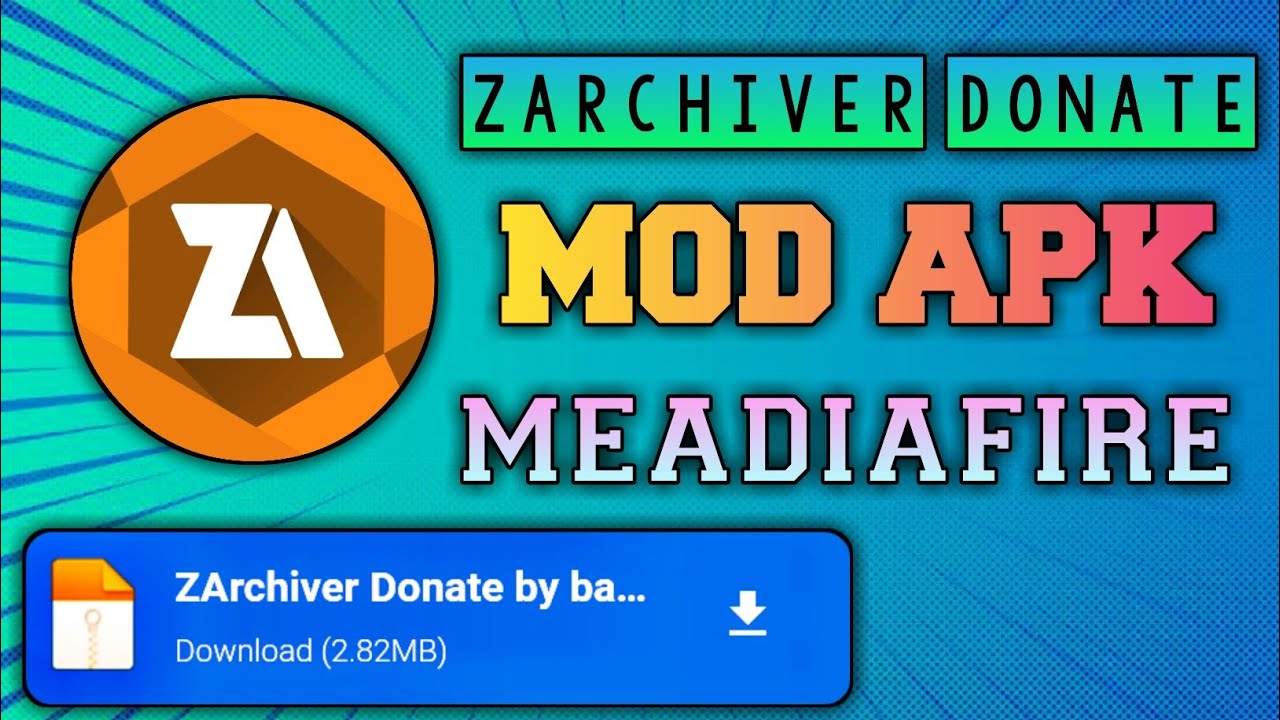 ZArchiver Donate mod apk latest version free download YouTube