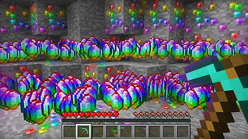 I Accidentally Found the Rarest Rainbow Emeralds in a Minecraft Mine | Minecraft Compote