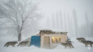 EXTREME Winter SNOW STORM -45°F Survived the Wild in My Off Grid Alaskan Log Cabin Winter Life Alone