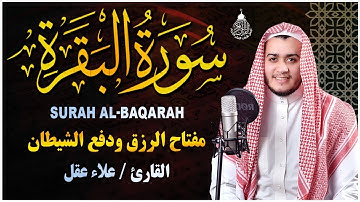 سورة البقرة كاملة تلاوة تريح القلب وتشرح الصدر - رقية للبيت وعلاج للسحر - علاء عقل Sourate Al-Baqara