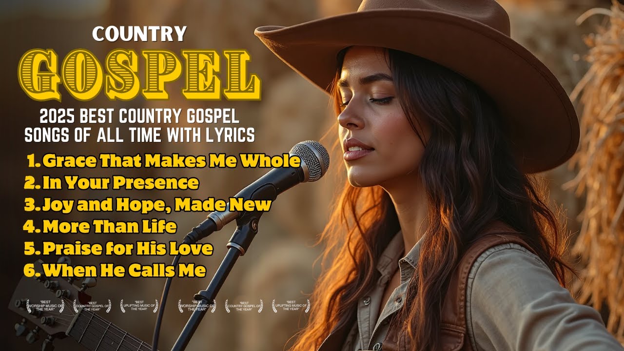 Powerful Country Gospel Worship Songs with Lyrics | Best Christian Country Music 2025