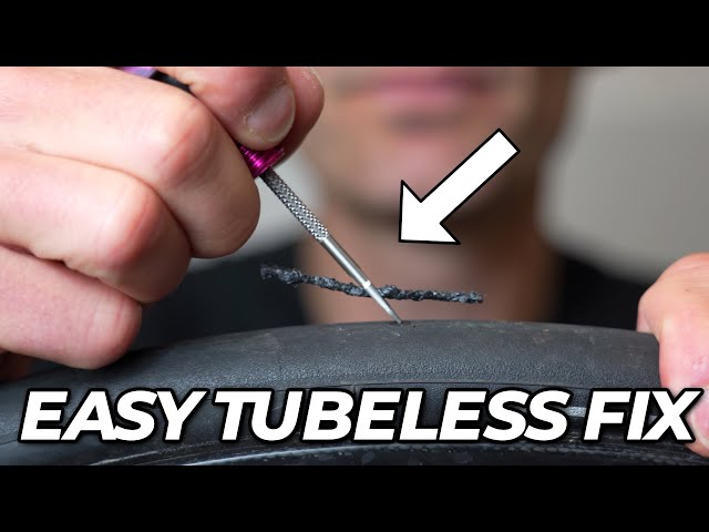 How To Easily Repair A Tubeless Tyre Puncture With A Plug