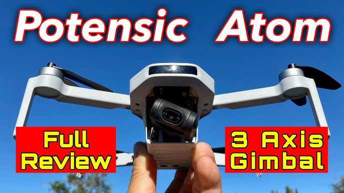 Potensic ATOM 4K GPS Drone with 3-Axis Gimbal- Fly More Combo