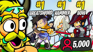 I Played #1 Pros Infront of 5,000 Viewers in Brawlhalla.. ft. Flower, BalloonBoy, Monihalla & More