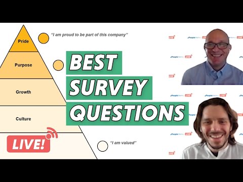 How To Pick The Right EMPLOYEE SURVEY QUESTIONS in 2021: The PeopleMetrics EX14 Model