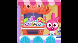 Dress up in a swimming suit and play fun games with Purple Pink! screenshot 4