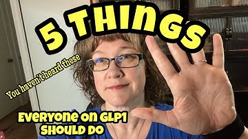 5 Things *EVERYONE* On GLP1 Should Do: Ultimate List Zepbound Mounjaro Wegovy Ozempic 