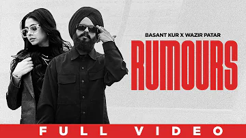 Rumours - Official Video | Basant Kur | Wazir Patar | More Than Before EP | New Punjabi Song 2024