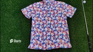 Men's Rainbow Tropics golf polo