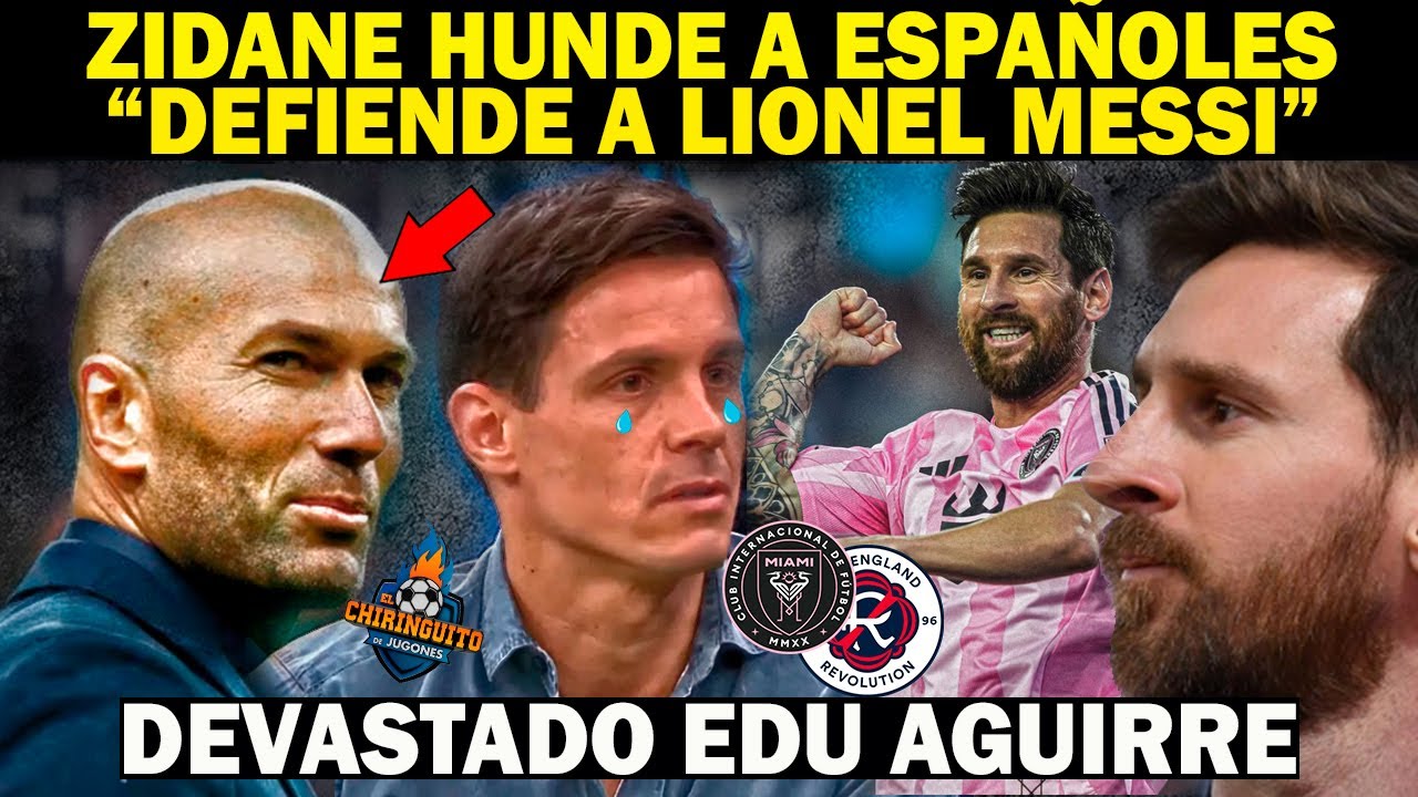 🔴MESSI DOMA a CR7! ZIDANE Revienta a EDU AGUIRRE por Admirar a MESSI HUMILLAN AL CHIRINGUITO EN VIVO