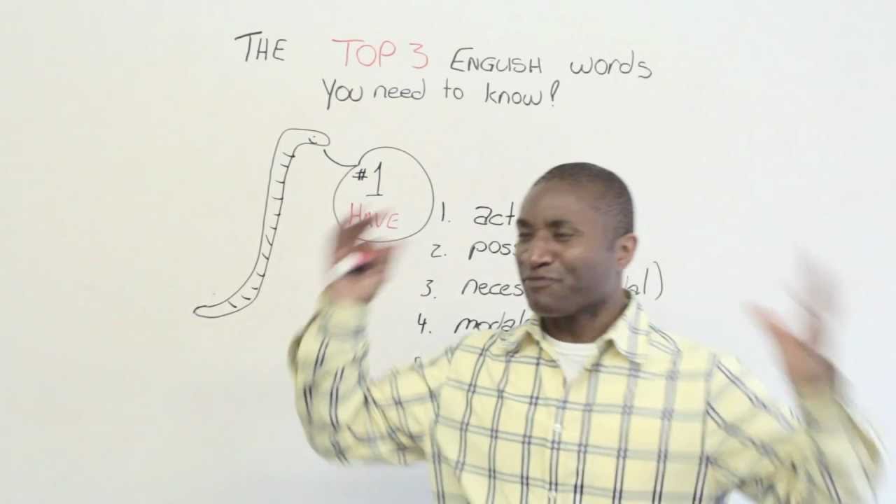 The Top 3 English words you need to know - HAVE