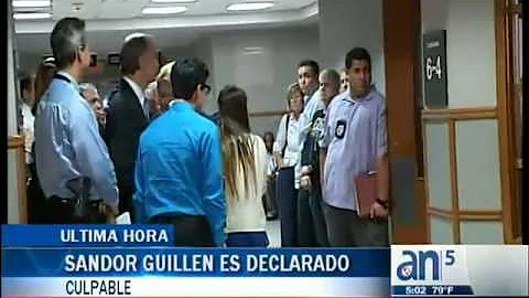 Dan veredicto en el caso de Sandor Guillen - Amric...