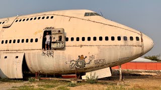 Exploring the Airplane Graveyard in Bangkok - Boeing 747 and MD-80