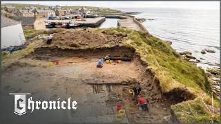 Thumbnail for Archeologists Excavate A 1,200-Year-Old Scottish Coastal Fortress