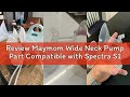 Review Maymom Wide Neck Pump Part Compatible with Spectra S1/S2 Pumps; Incl Wide Mouth Flange; Not O