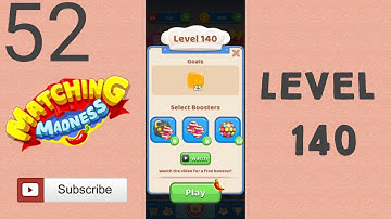 Matching Madness: Match 3 Puzzle games. Level 140 #tinytacticsgames