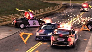Need for Speed: Most Wanted PS2 Gameplay HD (PCSX2) 2005 - Aggressive police back how to escape 15x