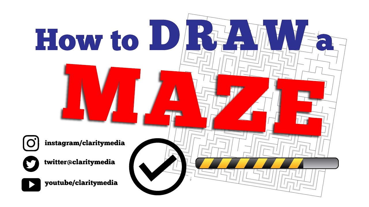 How to Draw a Maze YouTube - Maxresdefault