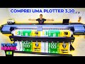 Comprei uma plotter 3,20 de 2 cabeças XP600 imprimiprinter