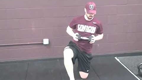 Half Kneeling DB Chop Lift