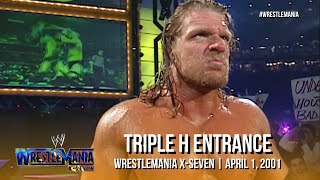 Triple H entrance featuring Motörhead: WWE WrestleMania 17, April 1, 2001