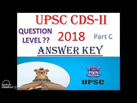 UPSC CDS II