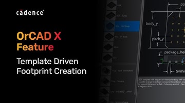 Template Driven Footprint Creation | OrCAD X