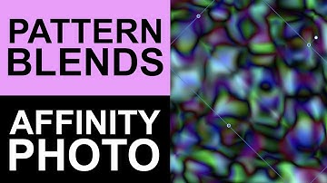 Pattern Layer Blend Gradient In Affinity Photo | How To | Procedural Texture | Graphicxtras