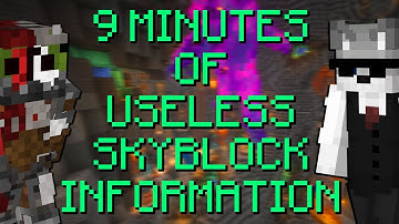 9 minutes of Useless Hypixel Skyblock Information