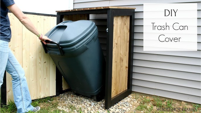 Trash Can Privacy Fence Plans — MAKER GRAY