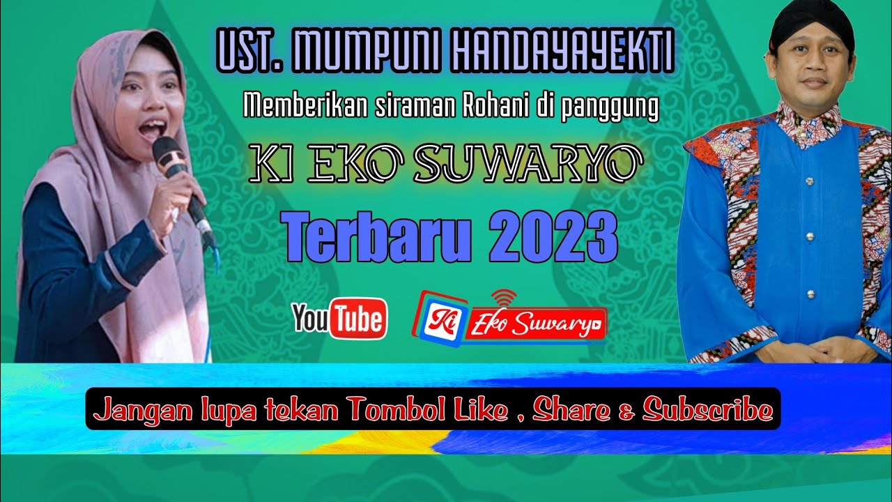 UST.MUMPUNI HADAYAYEKTI MEMBERIKAN SIRAMAN ROHANI DI PANGGUNG KI EKO SUWARYO